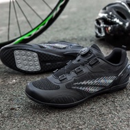 Cycling Shoes Mens Womens Rubber Sole Anti-slip Bicycle Shoes with Spin Shoestring Breathable Comfor