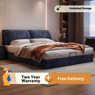 Fabric Bed Frame Solid Wood Bed Frame With MattressStorage Bed Frame Queen Bed Frame King Bed Frame