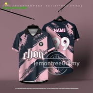 Pink Choii Jersey Sweets Candy Custom Name Jersey Pink Retro 2024 Choii Baju Jersey Lelaki Thailand Viral Custom Jersey Ootd Collar Tiktok Ootd Retro Collar Jersey Stand Collar