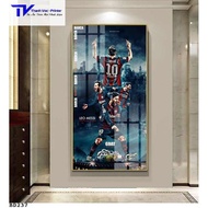 Leo Messi Wall Painting, Mirror Painting D40x60cm D50x75cm D60x90cm D70x120m