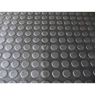 4mm x 120cm x 100cm Coin Rubber Carpet Metered Rubber Carpet/