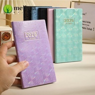 MEIHUAA 2025 Agenda Book, A6 English 2025 Planner Notebook, Minimalist To Do List with Calendar Lase