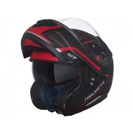 MT Atom SV Modular SX2 MATT BLACK RED | Full Face Helmet