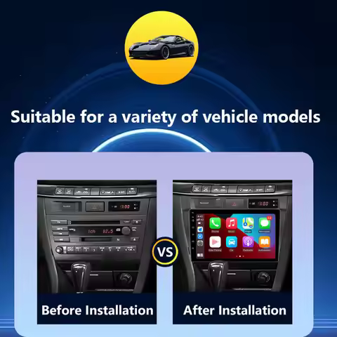 Wireless CarPlay for Toyota Mark II 9 GX110 2000 - 2007 Car Radio Video Audio Multimedia Player DSP 