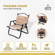 CAMPING FOLDING CHAIR (Type 15) CAMPKEUN FOLDING CHAIR MOCCA READY STOCK - Aesthetic FOLDING Chair C