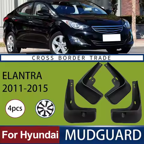 Hyundai Elantra Mudguard For Hyundai Elantra 2011-2015 2012 2013 2014 Automotive Tire Mudguard Water