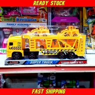 🔥5PCS BIG Truck Excavator Towing Toys Car Kids Toys Car Model Truck Model children Toy Fun | Permain