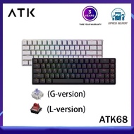In stockATK ATK68 Esports Magnetic Axis Keyboard Single Mode PBT Transparent Keycap RT Mode 68 Key G