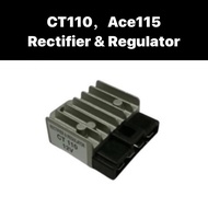 MODENAS CT110 RECTIFIER & REGULATOR (ST) // CT110 ACE 115 ACE115 KATAU KATAB KATAO RECITIFIER RETIFI