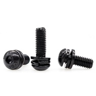M3M4M5M6M8 Grade 10.9 Blackened Round Head Pan Head Semicircle Head Hexagon Socket Three Combination