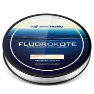 KastKing Fluorokote 100% Fluorocarbon Coated Fishing Line, Fluorocarbon Leader, Extreme Clarity,Fast