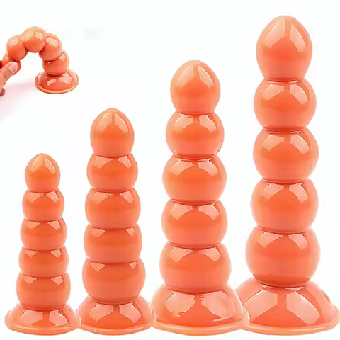 Dilation Anal Plug Provides Progressive Ass Training With Seed Bead Technology For Prostate Massage 