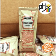 Heinz Horseradish Sauce Condiment Packets - Individual Prepared Horseradish Packets - sold per piece