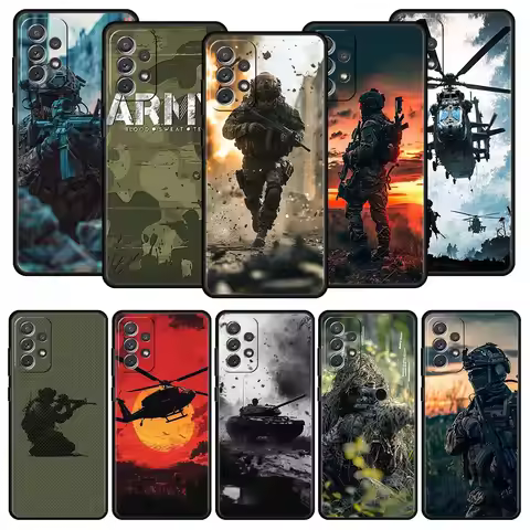 Military Army Special Forces Phone Case For Samsung Galaxy A17 A07 A55 A35 A25 A15 A05 A33 A31 A23 A