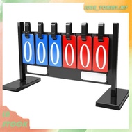 [99MY]6-Digit Vertical Removable Flip Scoreboard Soccer Basketball Court Scoreboard Game Records Thr