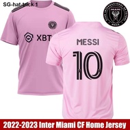 Ready Stock✤❏ New 2022-2023 Inter Miami Home Leo Messi Jersey Football Tshirts Short Sleeve Sports Tee Plus Size
