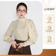 Women's Blouse CCHAT Straight Isabelle Collar Soft Material 25ADV2009ST