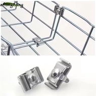 ZHANGHONG 10pcs Grid Connectors, Sturdy Clamps Metal Grid Wall Clamps, Home Improvement DIY Wall Gri