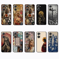Soft black phone case for Vivo Y03 Y30T Y18 Y18S Y18E T3 Z9 lite Y37M Catholicism caseg