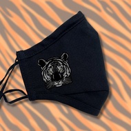 3D立體透氣虎年特別版口罩內置濾芯三層可重用可洗125