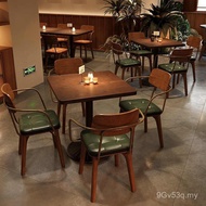 Dining Chair Cafe Wholesale Combination Style Table Chair Commercial Table Chair Hotel Industrial We
