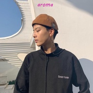 AROMA Men Women Skullcap, Solid Color without Visor Brimless Hat Unisex, Fashion Cotton Docker Cap D