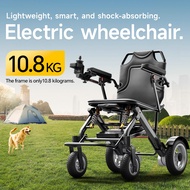 Electric wheelchair lightweight folding intelligent fully automatic elderly assistance wheelchair
