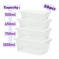 Microwave Container Food Container / Rectangular Food Container with Lid / Take Away Food Container 