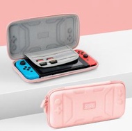 switch lite收納包任天堂遊戲機配件EVA硬殼保護殼（輕薄款-粉色）