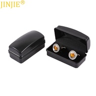 Plastic Cufflink Box High-end Packaging Jewelry Box Jewelry Box Black
