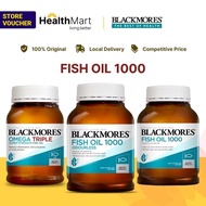 [SG] Blackmores Fish Oil 1000 Odourless / Original / Omega Triple Super Strength/ Omega Mini Concent