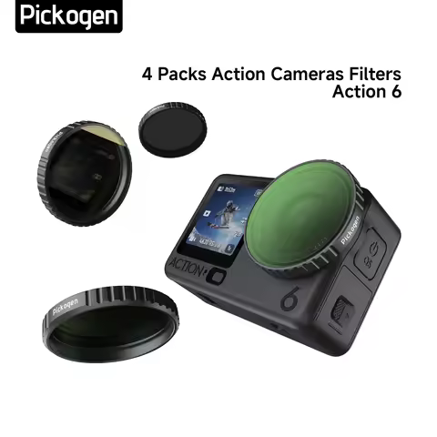 PICKOGEN CPL ND8 ND16 ND32 ND64 Quick Release Lens Filter for DJI OSMO Action 6 Filter Frame For DJI