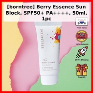 [borntree] Berry Essence Sun Block, SPF50+ PA++++, 50ml, 1pc / Korean Sun Block SPF50 / Berry Essenc