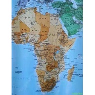 English World Map Waterproof Big Large Map Of The World Post