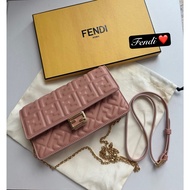 preorder FENDI baguette wallet on chain rose bag [evoucher] ships 30 days