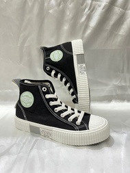 IMPORT Sepatu Sneaker Canvas Tinggi Wanita Casual Size 35-40 BEIER STAR NORMAL