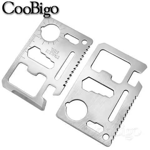 1pcs Credit Card Knife Stainless Steel Beer Bottle Opener Wallet Pocket Tool Restaurant Bar Multifun