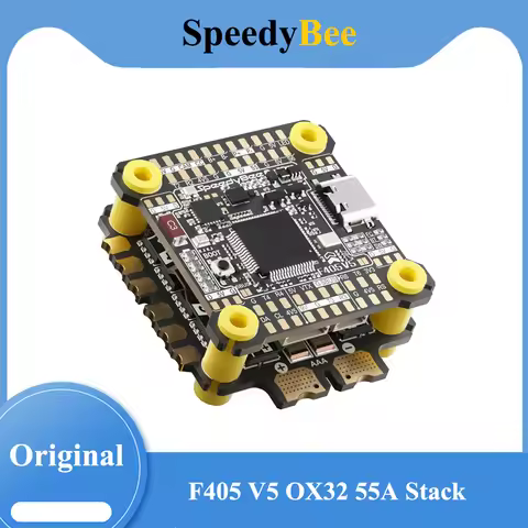 SpeedyBee F405 V5 OX32 55A 30x30 Model Aircraft FC&ESC Stack AT7456E for DIY FPV