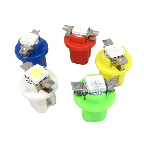10x B8 5D B8.5D T5 LED Lamp Car Speedo Dash Panel Indicator Gauge Bulb Dashboard Instrument Cluster 