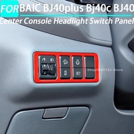 Center Console Headlight Switch Panel for BAIC BJ40plus Bj40c BJ40 Interior Accessories 2024 2025