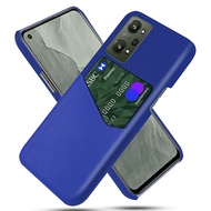 Realme GT Neo 2 Card Slots Cover Business Funda For OPPO Realme GT Neo 2 Neo2 5G Explorer Master Explorer Phone Case Casing Capa Coque