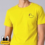 Tshirt Kaos Distro PANCOAT Yellow Logo dada/Kaos Distro Men Women