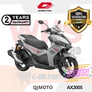 QJMOTO AX200S {Pre order} Offer Kaw Kaw (KeyLess) - (UNREGISTER) - Dual ABS - Scooter 150cc