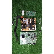 (AC715) Samsung LA55C650L1R Mainboard, Powerboard,  Inverter, Tcon, LVDS, Cables. Used TV Spare Part
