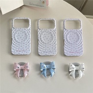 iPhone 17 Pro Max Wavy floral patterns Acrylic material phone case