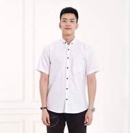 Kemeja Putih Pria Lengan Pendek / Kemeja Putih Polos Pria / Kemeja Alisan Putih / Kemeja Putih Alisa