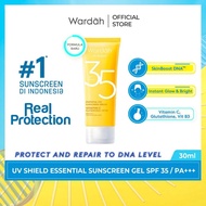 READY - Wardah UV Essential Sunscreen Gel SPF 30 | SPF 50 | SPF 35 - Wardah suncreen menangkal sinar