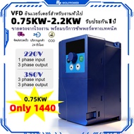 【COD】Wolfpower 900E 220V/380V Inverter VFD Variable Frequency Drive 0.75KW/1.5KW/2.2KW Motor Speed C