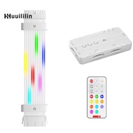 24 Pin 5V ARGB Motherboard Power Supply Cable RGB Power Extension Cable RGB PSU Cable for Motherboar