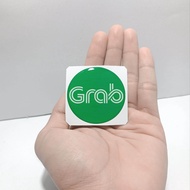 GRAB Emblem sticker timbul resin lentur